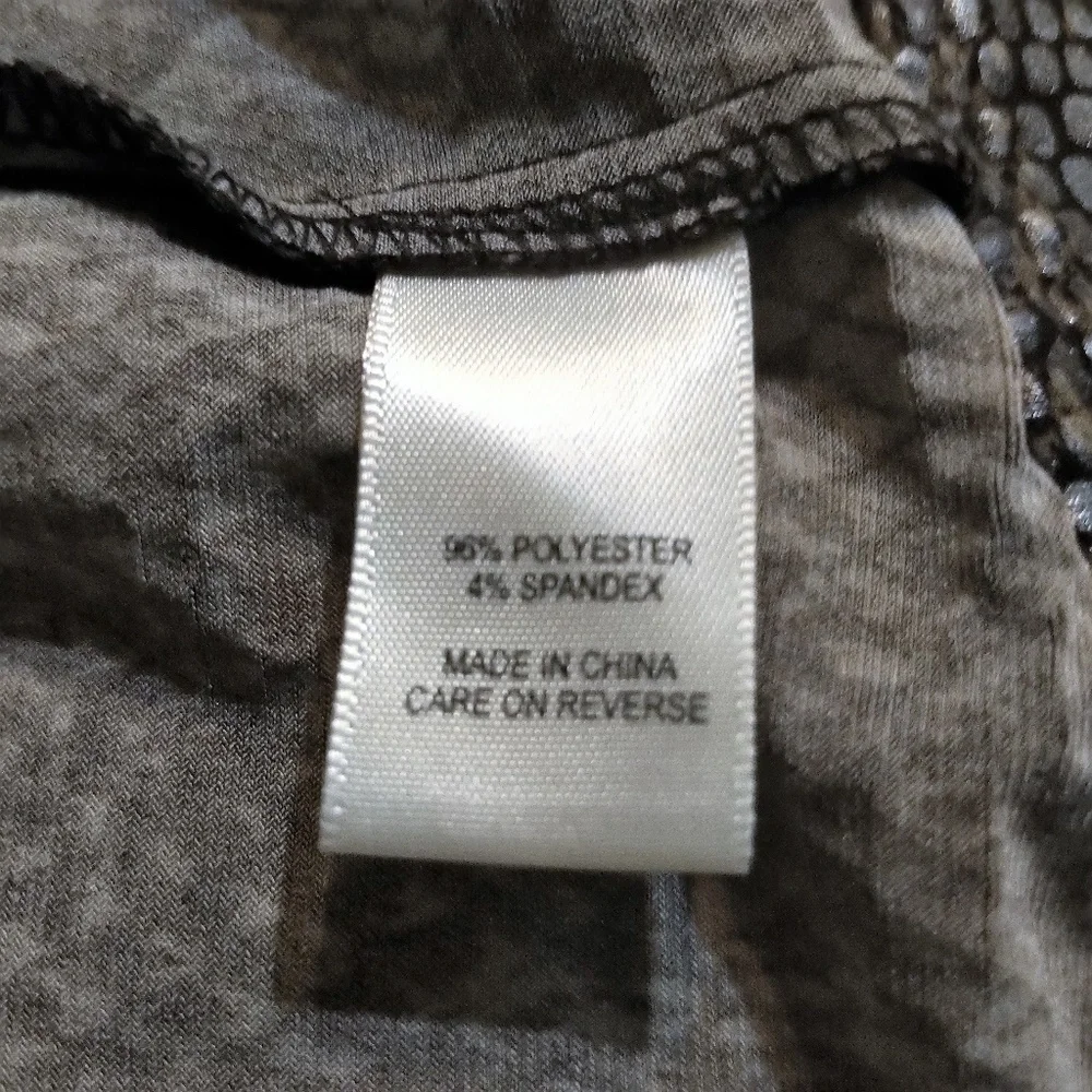 Light Faux Snakeskin Jacket by Sport Haley EUC M/L - Picture 5 of 5